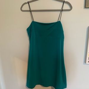 Urban Outfitters Teal Spaghetti Strap Dress